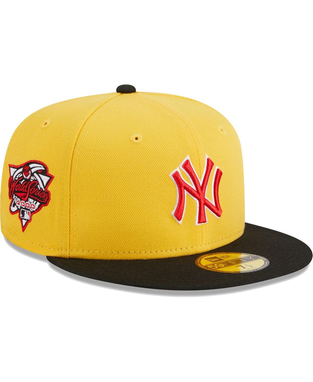 Men's New Era Black New York Yankees Grilled 59FIFTY Fitted Hat - Black