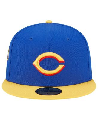 Men's Royal, Yellow Cincinnati Reds Empire 59FIFTY Fitted Hat