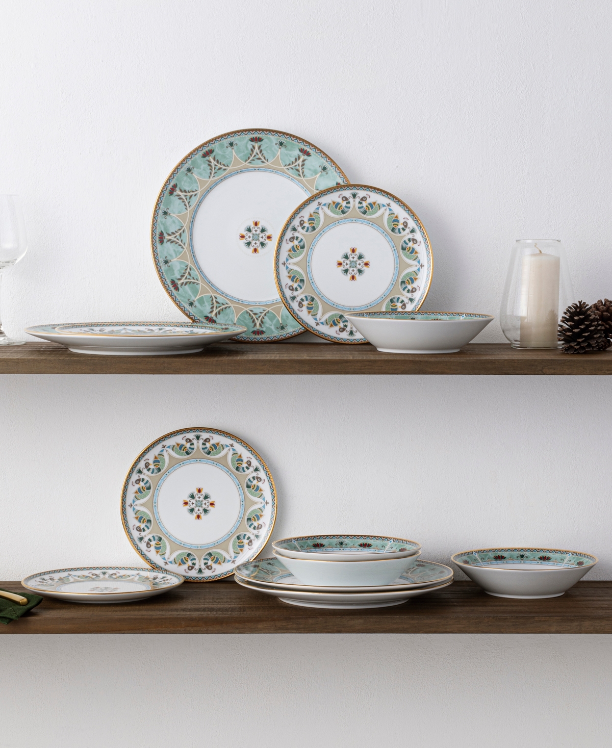 Noritake Serene Garden Set, Service for 4