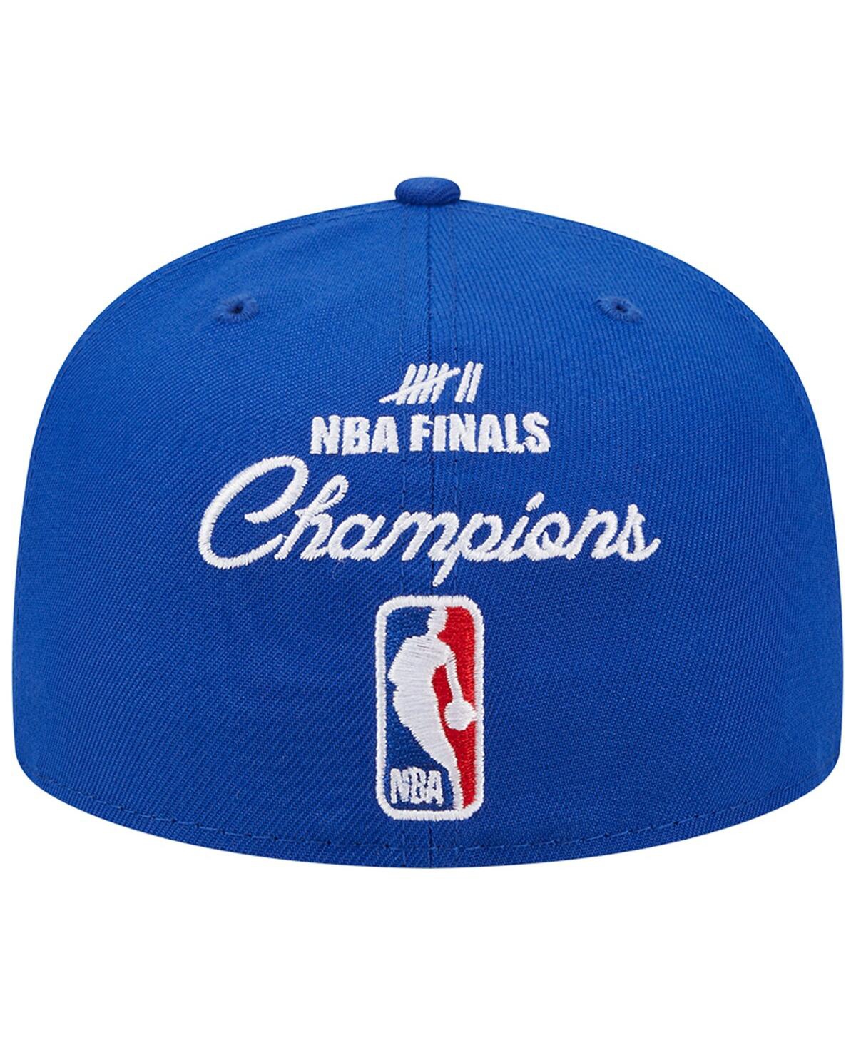 Men's New EraGolden State Warriors Crown Champs 59FIFTY Fitted Hat - Royal