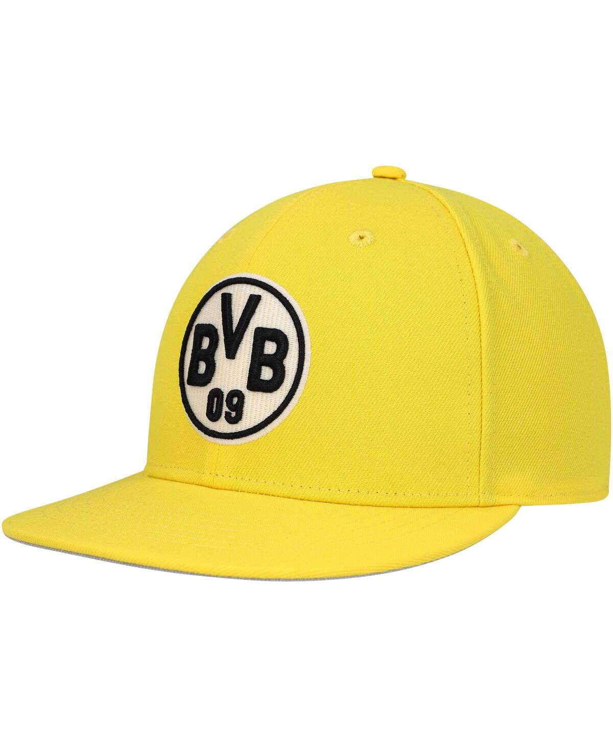 Men's Yellow Borussia Dortmund America's Game Snapback Hat - Yellow