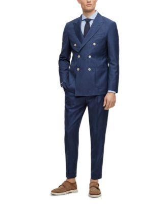 Hugo Boss Men's Slim-Fit Double-Breasted Suit - Macy's