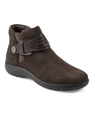 Women's Synal Woven Round Toe Flat Casual Booties