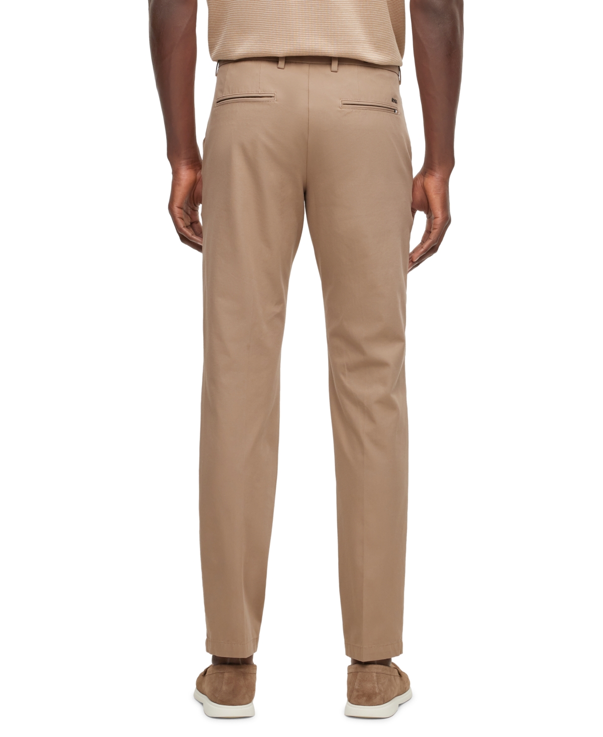 Hugo Boss Boss By  Men's Stretch Slim-fit Chinos In Open Beige