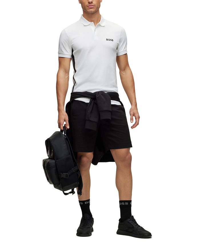Hugo Boss Men's Logo Tape Slim-Fit Polo Shirt - Macy's