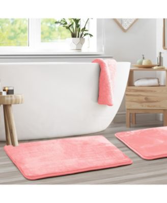 Non-Slip, Ultra Soft Plush, Memory Foam Bath Rug - Large 20"x32" - 2 Pack