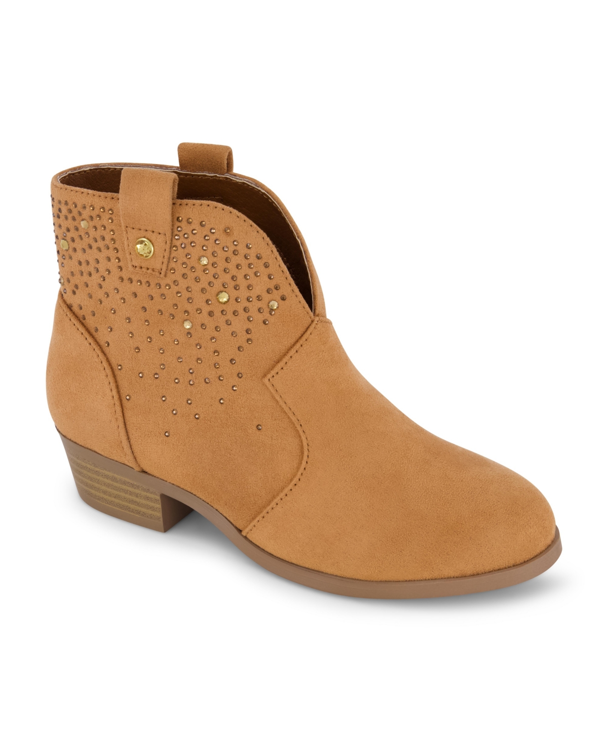 Jessica Simpson Little Girls Layla Ankle Booties In Cognac