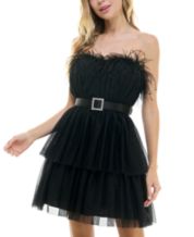 Macys junior on sale black dresses