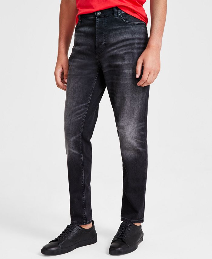 HUGO Men s Tapered Fit Stretch Jeans Created for Macy s Macy s