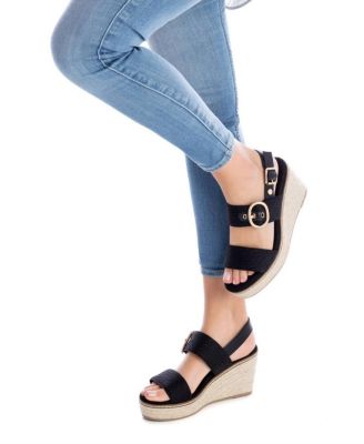 Women's Jute Wedge Sandals By XTI