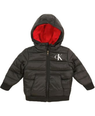 Calvin klein puffer jacket kids on sale