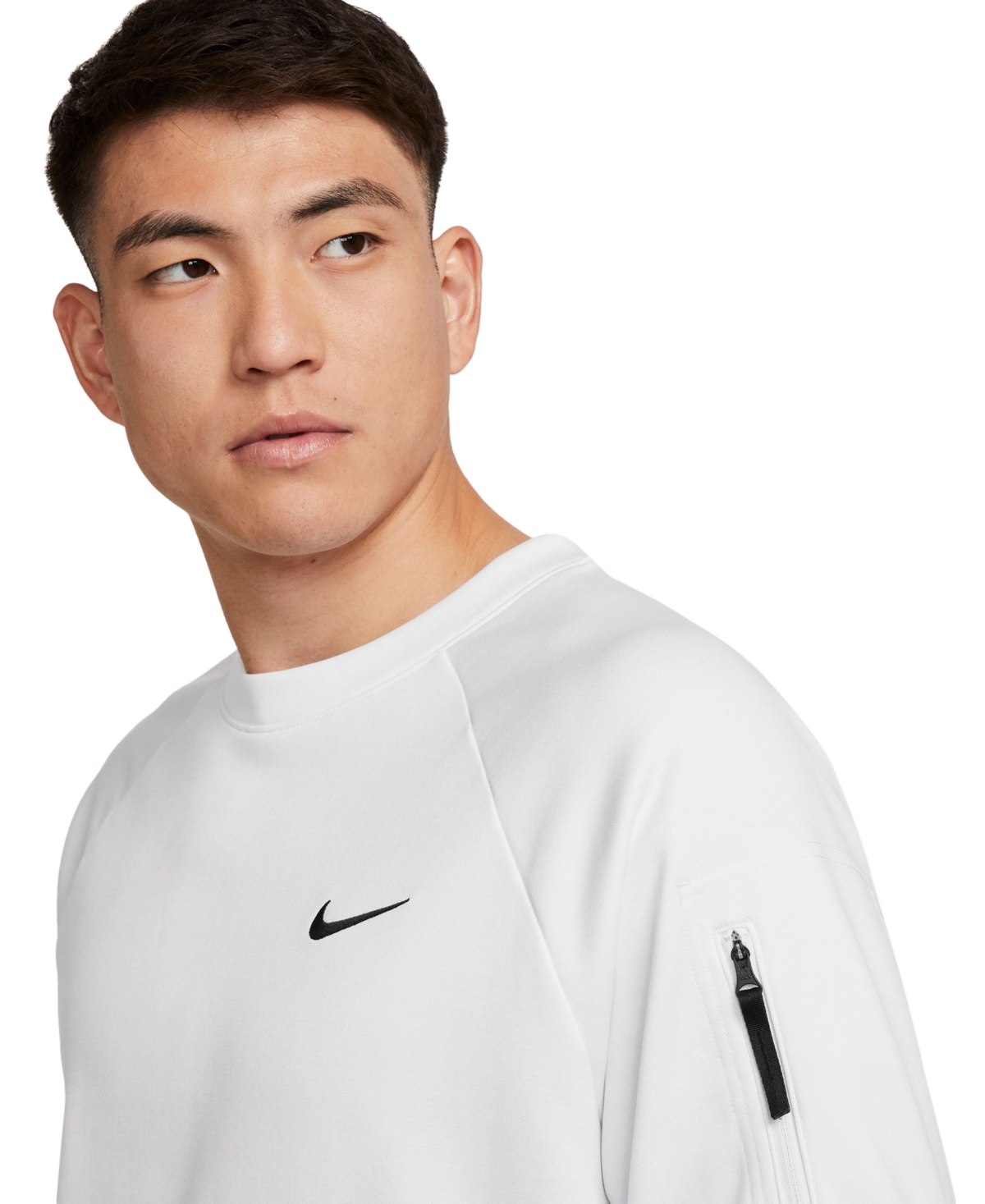 Nike Men's Therma-fit Crewneck Long-Sleeve Fitness Shirt -black