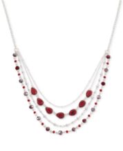 Macys red necklace online