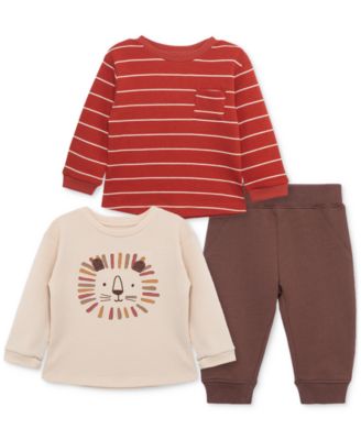 Little Me - Baby Boys 3-Pc. Lion Mix & Match Play Set