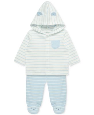 Little Me - Baby Boys 2-Pc. Wonder Striped Cardigan Set