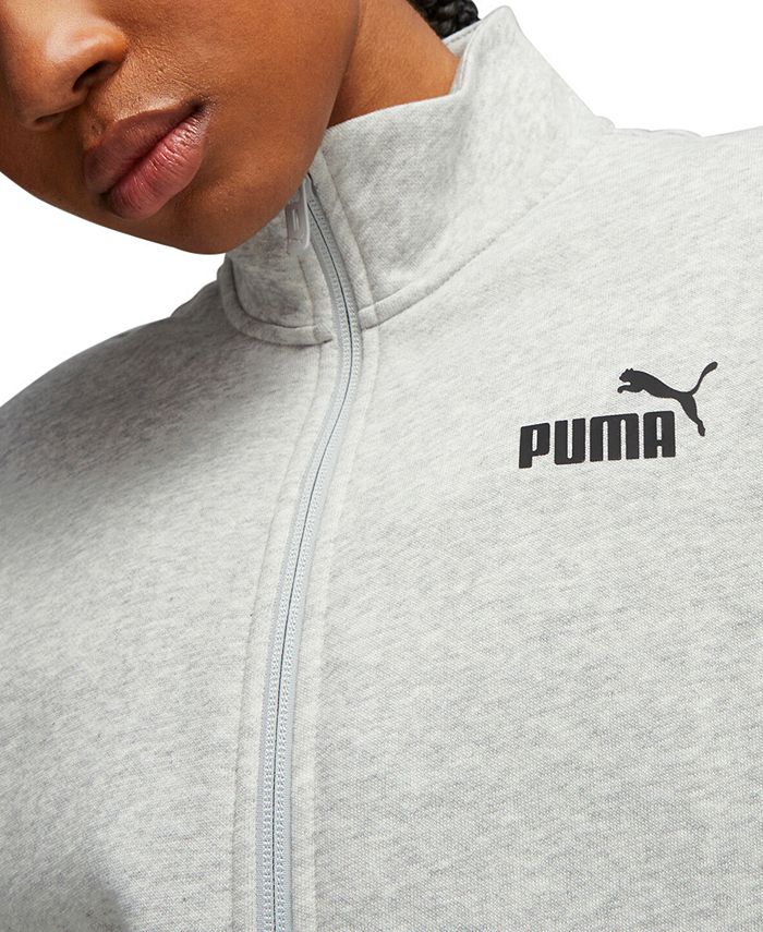 Puma Women's Active FullZip LongSleeve DroppedShoulder Sweatshirt