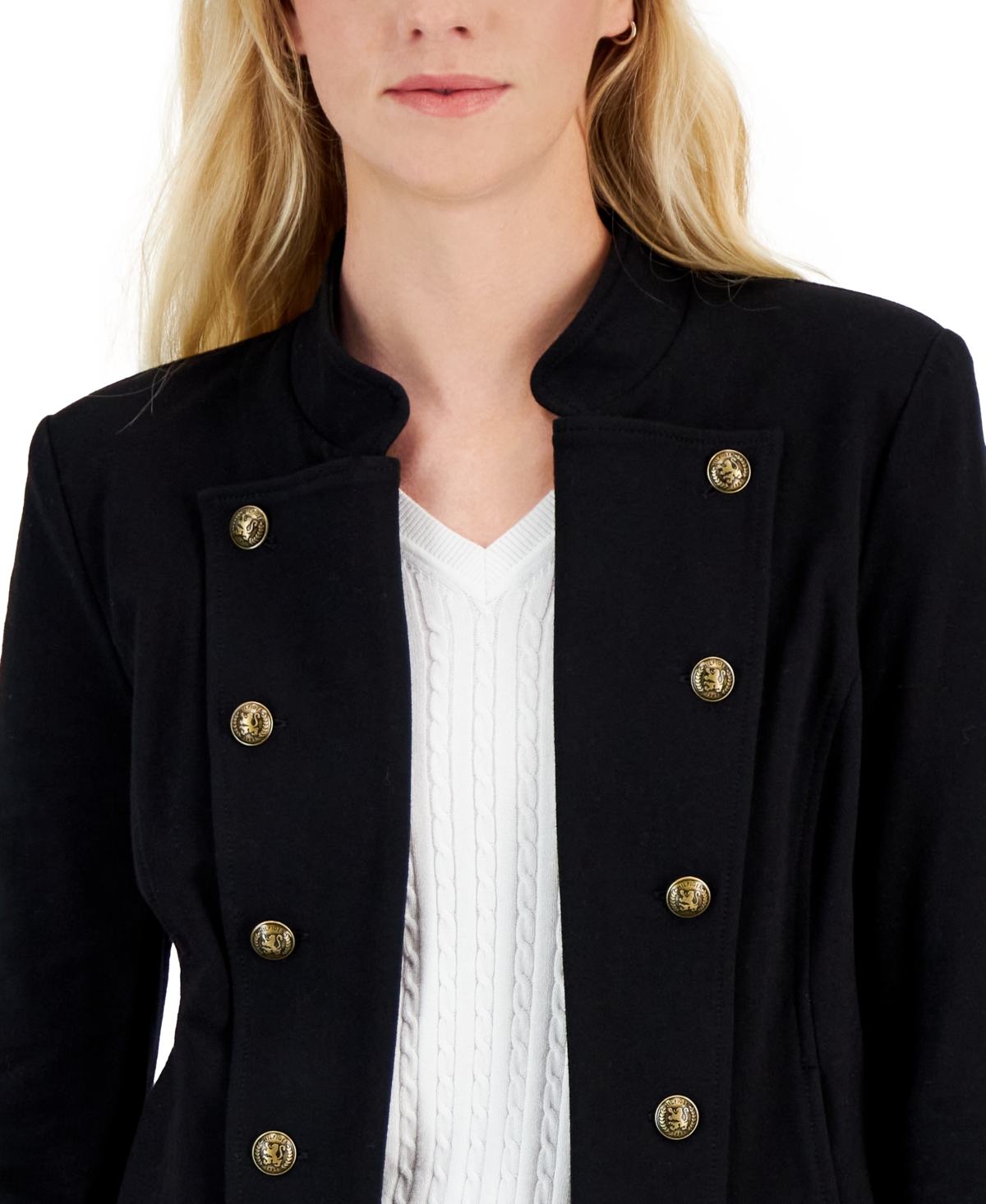 Tommy Hilfiger Women's Military Band Jacket