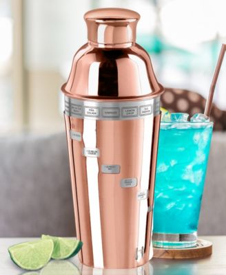 Oggi Dial-A-Drink Shaker Per Cocktail In Acciaio Inox – Con 15 Ricette Incise - 4