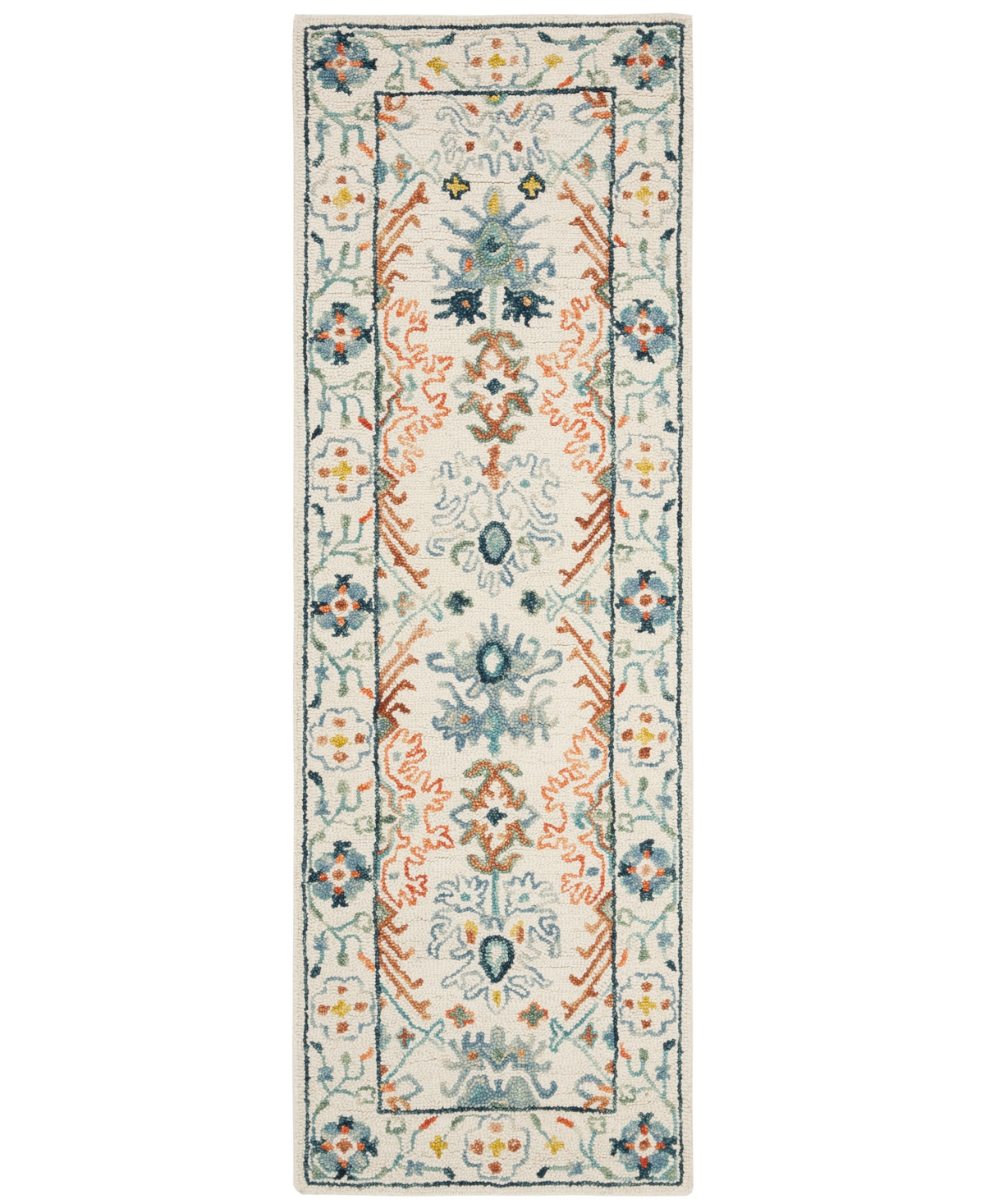 Safavieh Aurora APN310 2'3in x 19' Runner Area Rug - Ivory, Blue