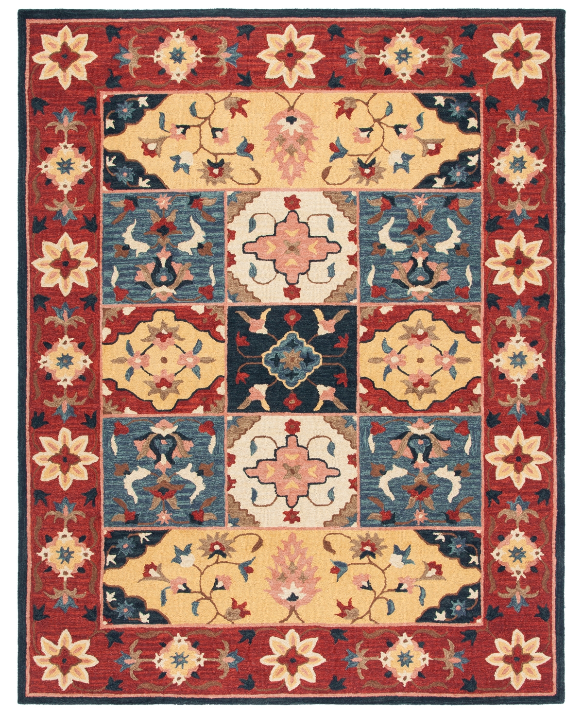 Safavieh Aurora APN402 9' x 12' Area Rug - Red, Gold