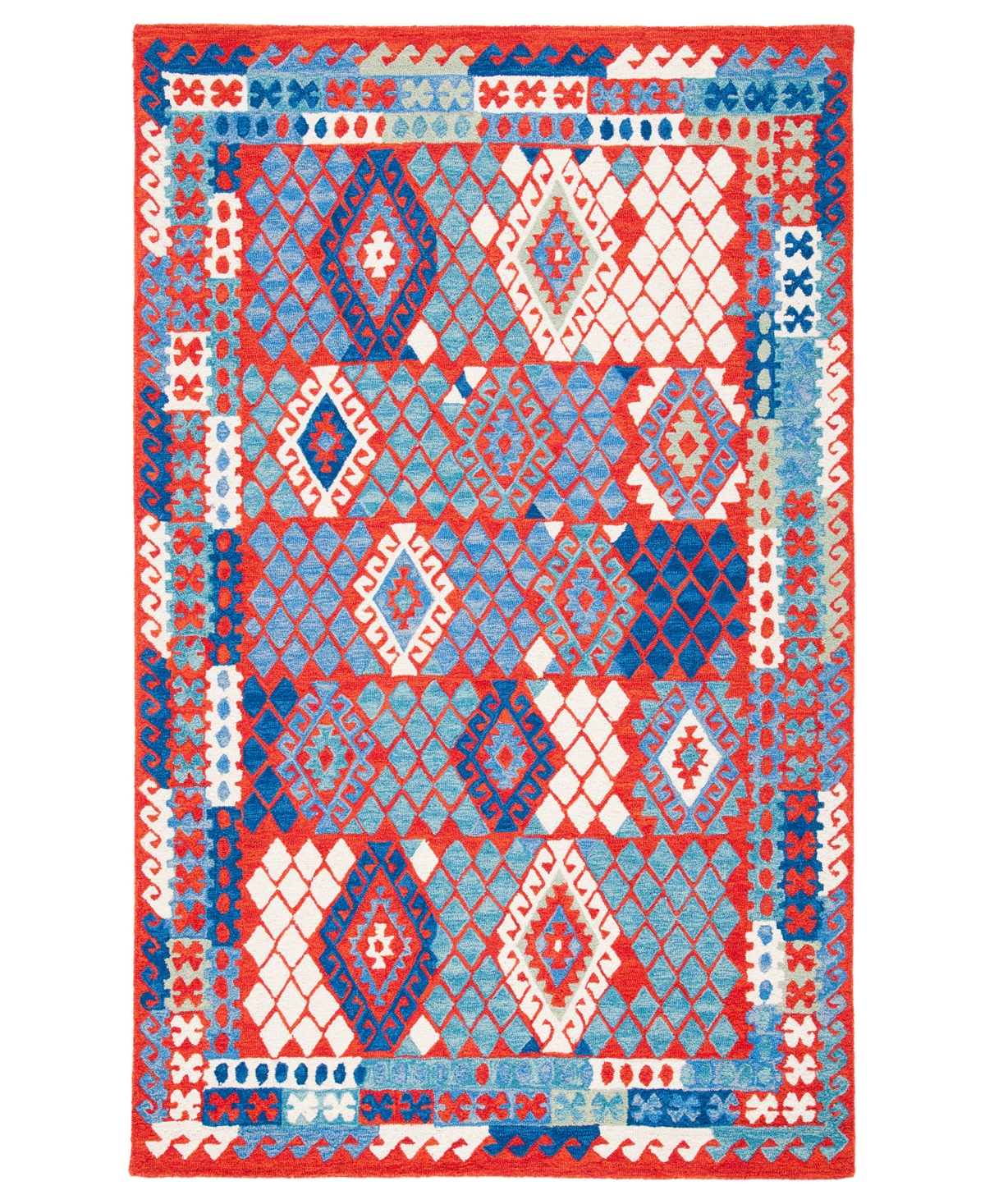Safavieh Aurora APN412 8' x 10' Area Rug - Red, Blue