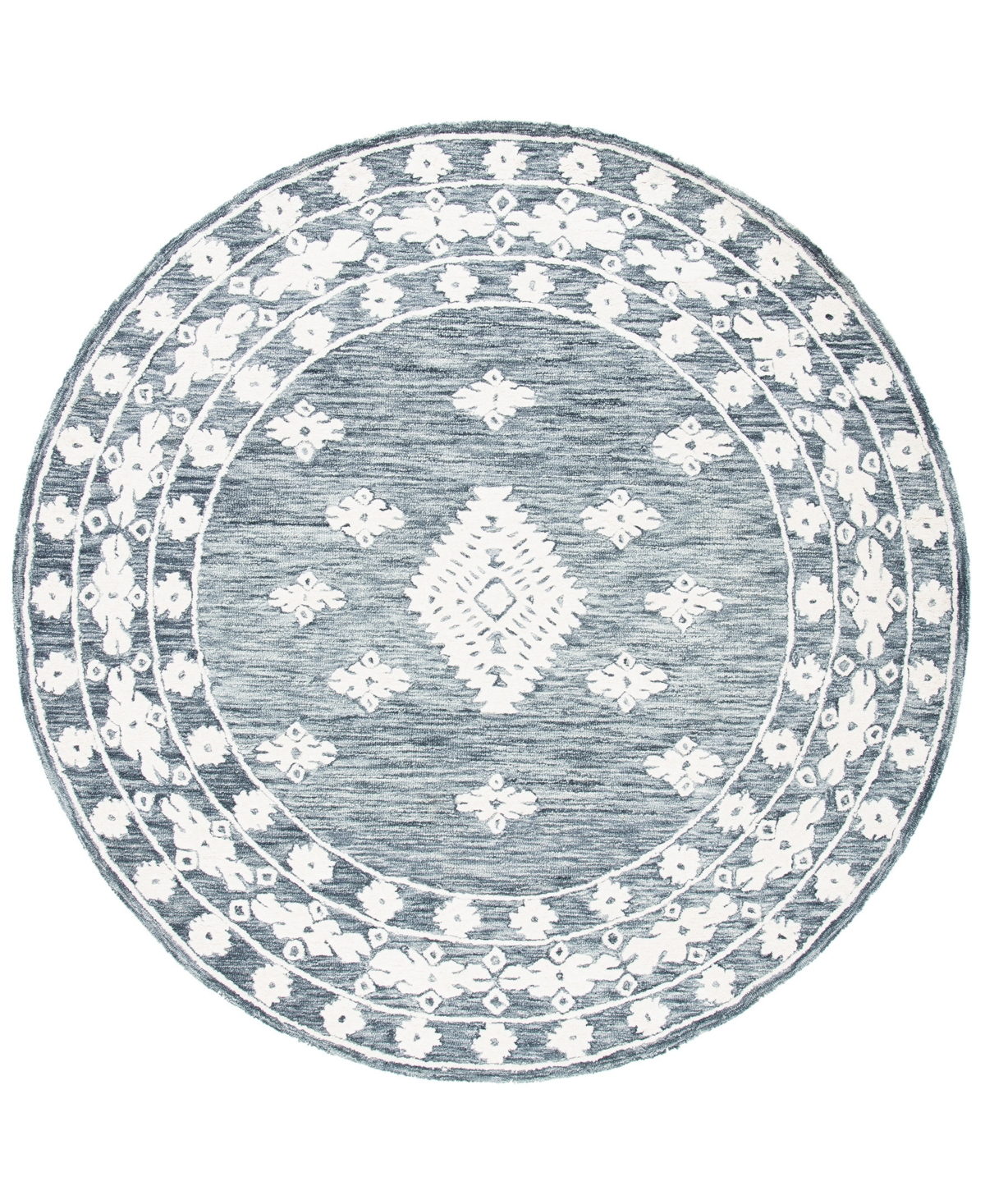 Safavieh Aurora APN550 7' x 7' Round Area Rug - Slate