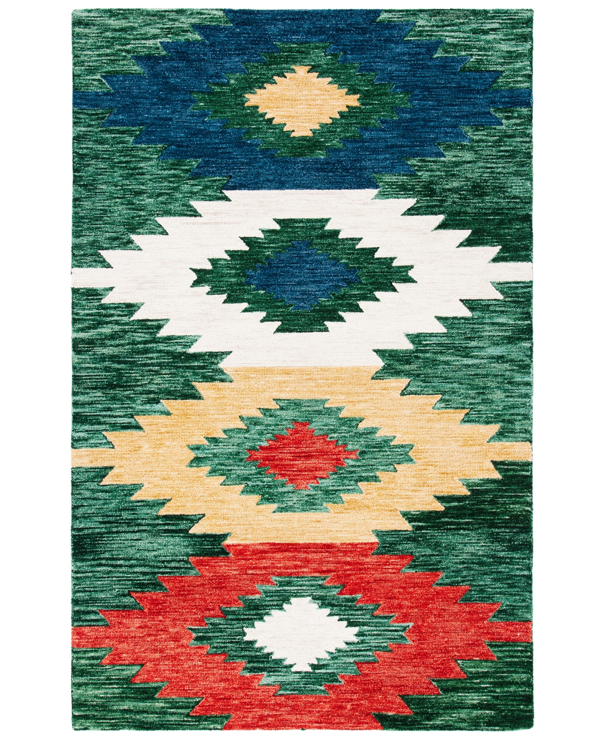 Safavieh Aurora APN704 5' x 8' Area Rug - Green, Red