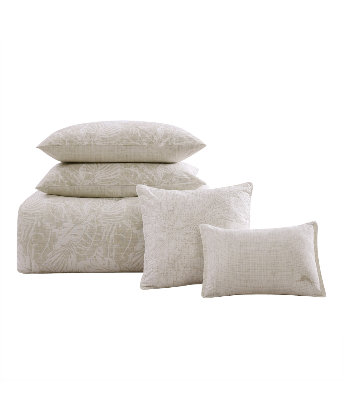 Tommy Bahama Home Costa Blanca Cotton Reversible 5 Piece Comforter Set