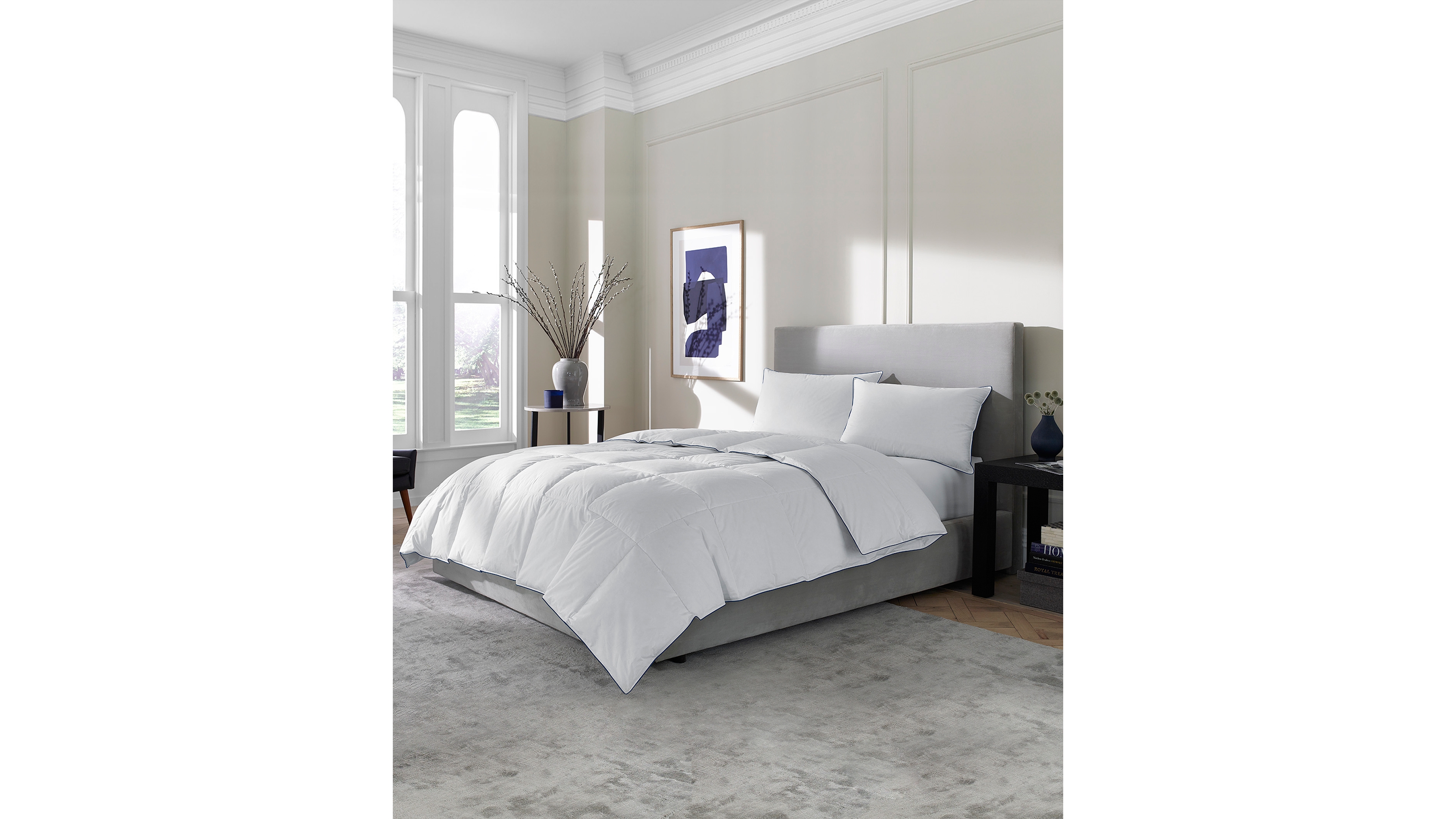 SleepTone Tranquility Feather and Duck Down Comforter, Twin