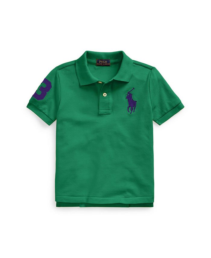Toddler and Little Boys Cotton Mesh Polo Shirt