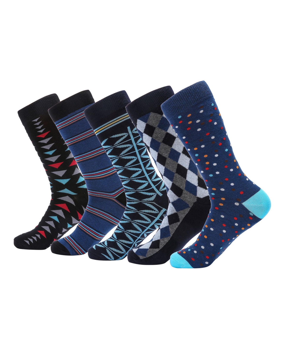 Men's Exceptional Evening Crew Socks 5 Pack - Exceptional evening