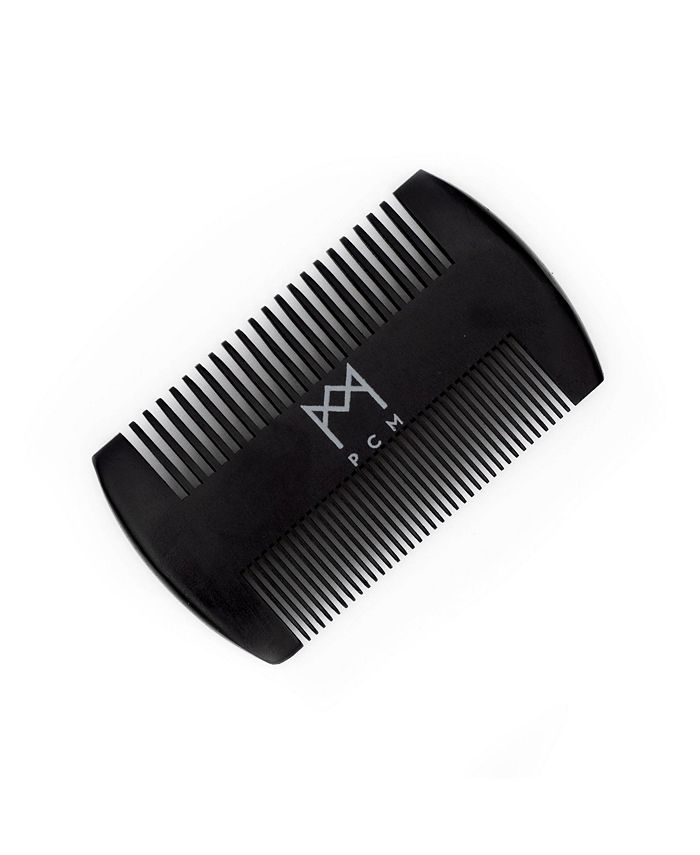 PuffCuff Sandalwood Wide Tooth Beard Comb For Men with Curly, Kinky and Textured Facial Hair