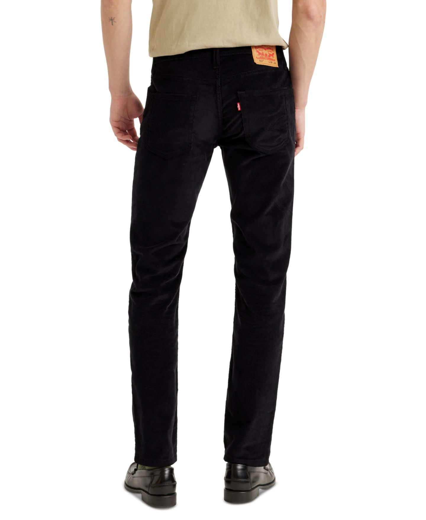 Мужские брюки Levi's 511™ Slim-Fit Corduroy, цвет: Meteorite Cord — фото 3