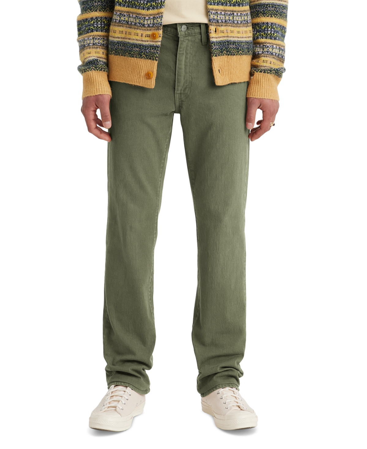 Levi's Men's 514 Straight-fit Soft Twill Jeans In Green