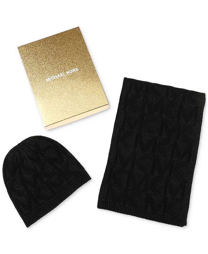 Michael kors scarf and deals hat set