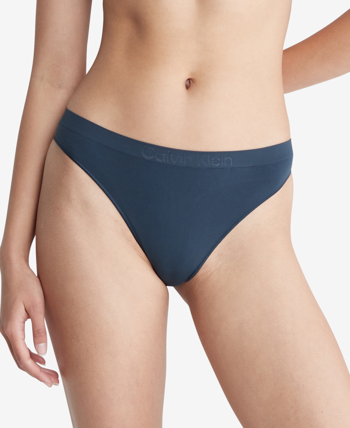 Panelled Low-Rise Briefs with Elasticated Waistband