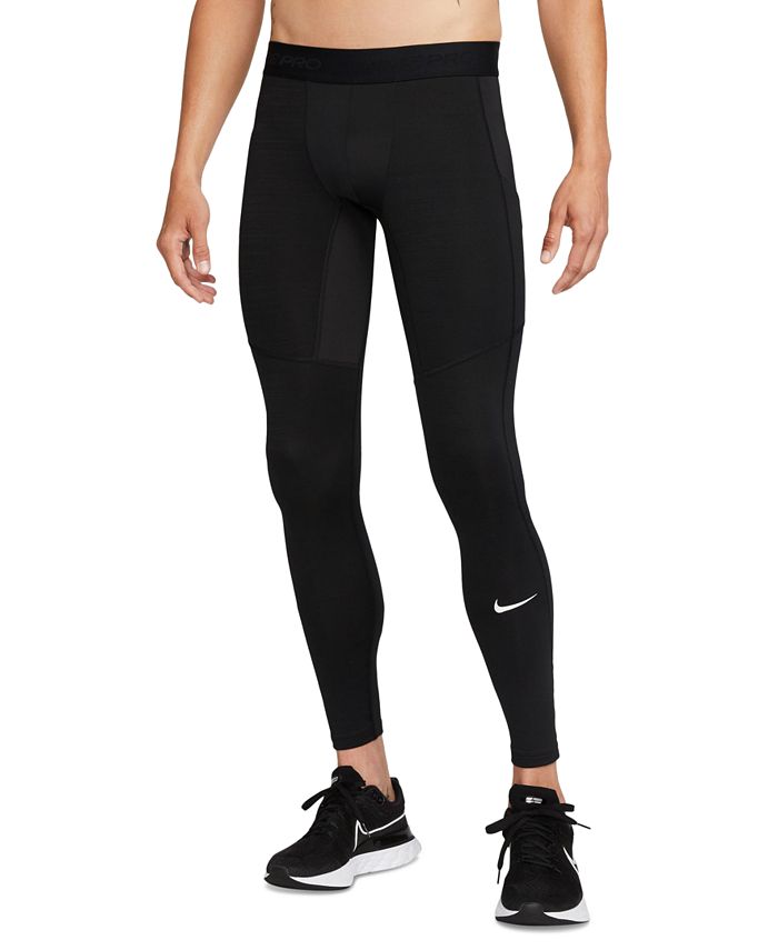Nike Pro Compression Pants Women's Size Large L Black Big Band Logo  Athletic in 2023