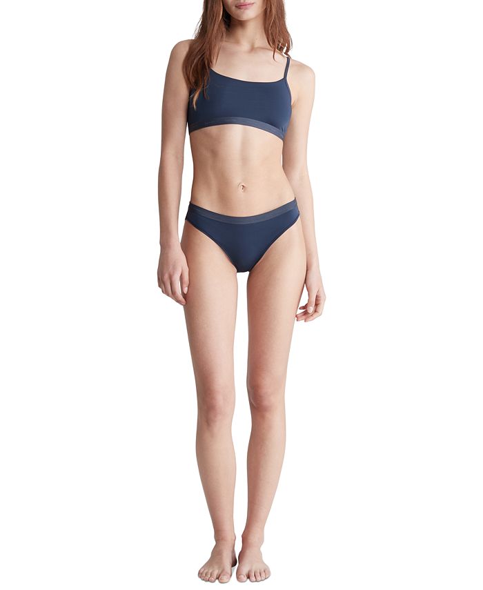 Calvin Klein Form To Body Natural Unlined Bralette - Belle