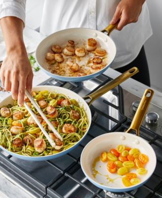 Reserve Hard Anodized Aluminum, Stainless Steel 3 Piece Nonstick Frying Pan Set