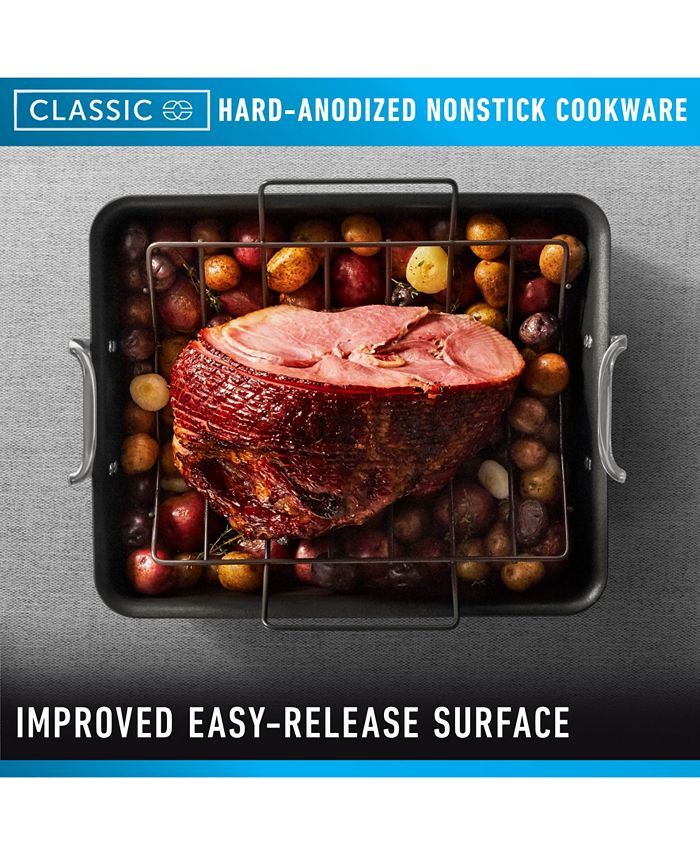 Calphalon Classic HardAnodized Nonstick Cookware 16" Roasting Pan with