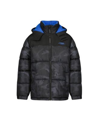 Minus Zero Big Boys Color Block Puffer Coat