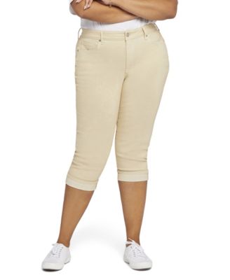 Plus Size Marilyn Straight Crop Cuff Jeans