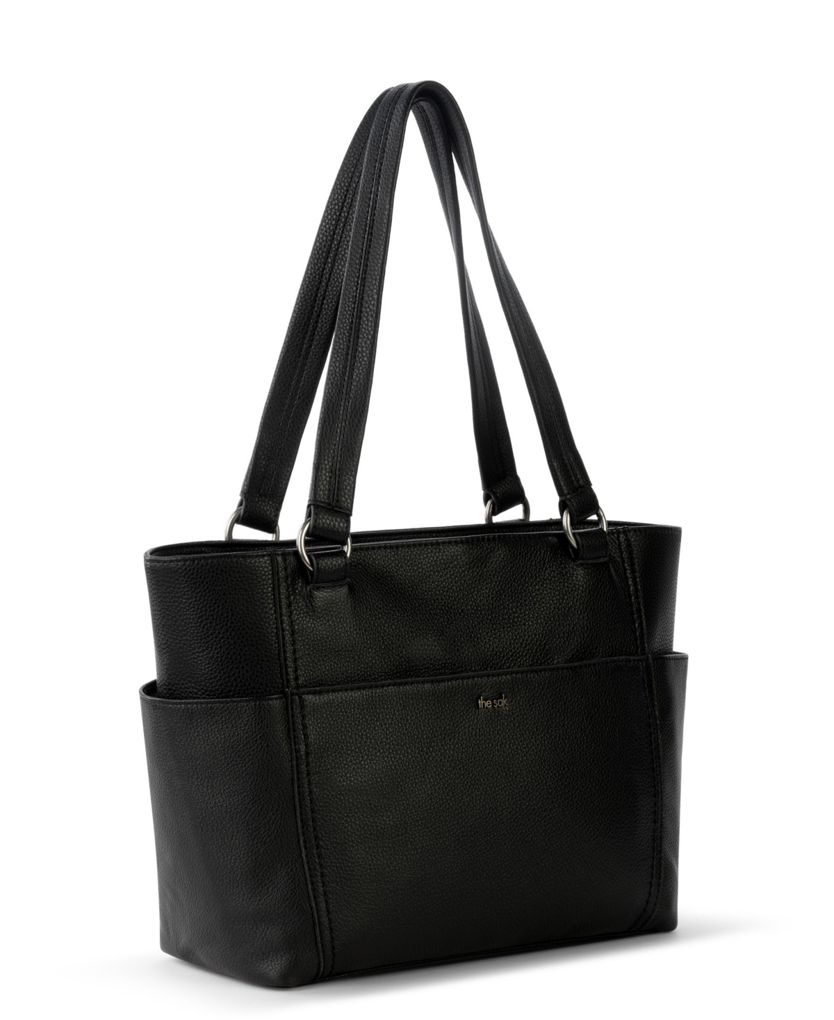 The Sak Ashby Leather Satchel Bag In Black