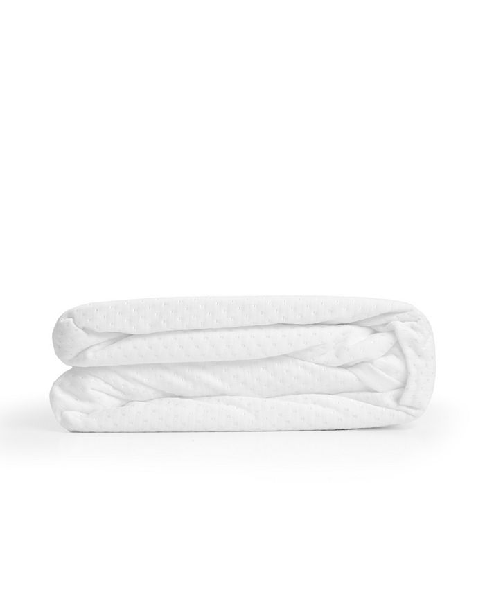 eLuxury Dimpled WaterResistant Mattress Protector with Fitted skirt