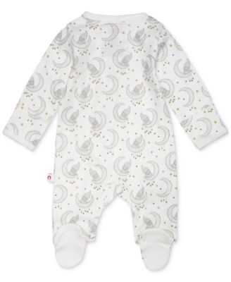 Baby Boys or Baby Girls Elephant-Print Footed Coverall