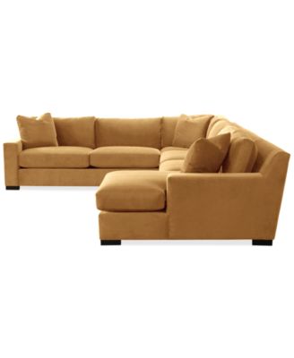 CLOSEOUT! Marristin 148" 4-Pc. Fabric Chaise Sectional, Created for Macy's