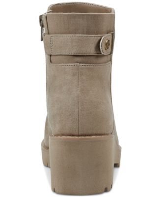 Women's Vedaa Memory Foam Wedge Booties, Created for Macy's