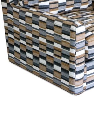 CLOSEOUT! Marristin 35" Fabric Swivel Chair, Created for Macy's