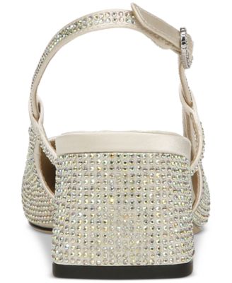 Women's Tarra Glitz Slip-On Slingback Pumps