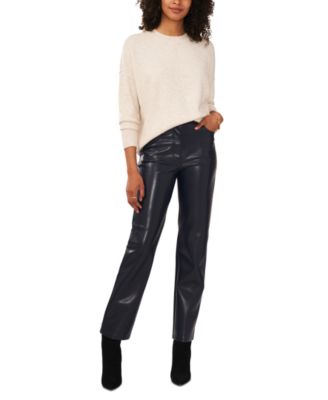 Women's Cozy Crewneck Long-Sleeve Extend-Shoulder Sweater